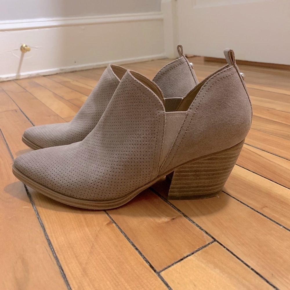 Marc Fischer Suede Low Ankle Bootie